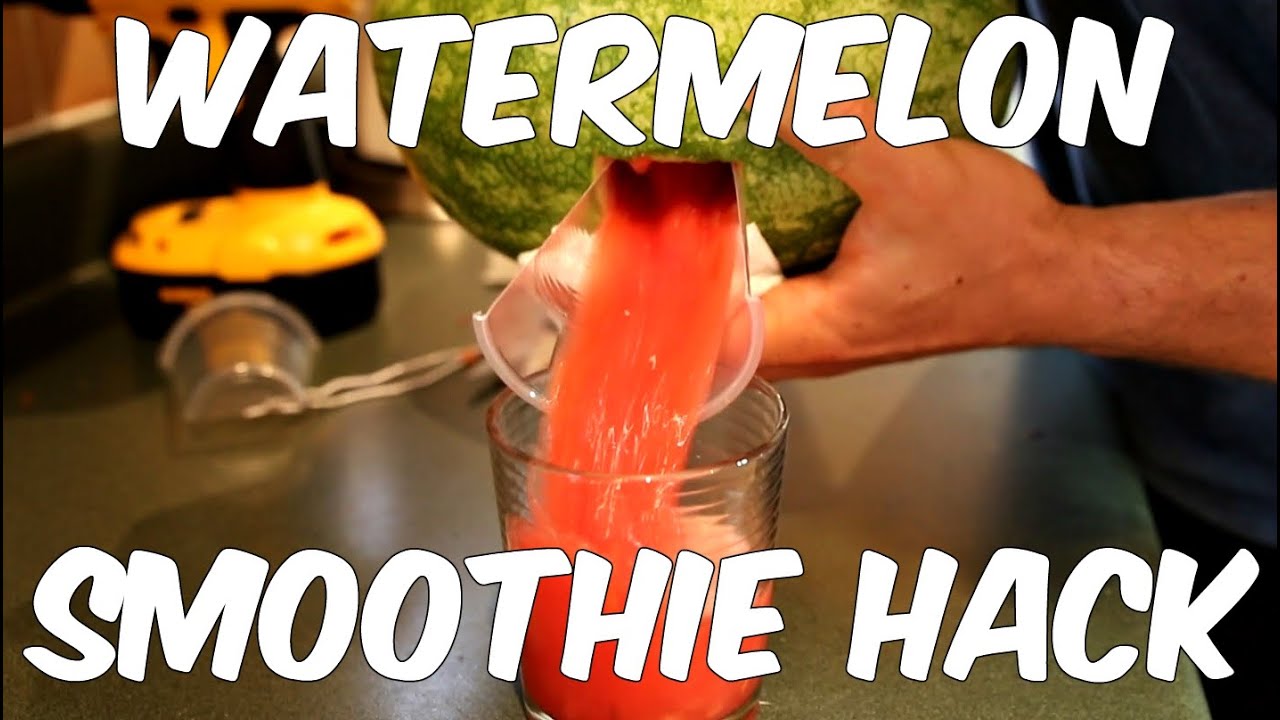 Amazing Watermelon Smoothie Hack!