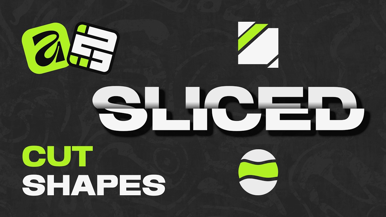 Cut, Split & Style Shapes Using the Knife Tool | Affinity 3