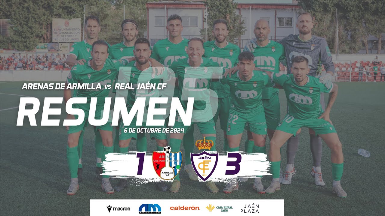 RESUMEN | J5 Arenas de Armilla 1 - 3 Real Jaén CF