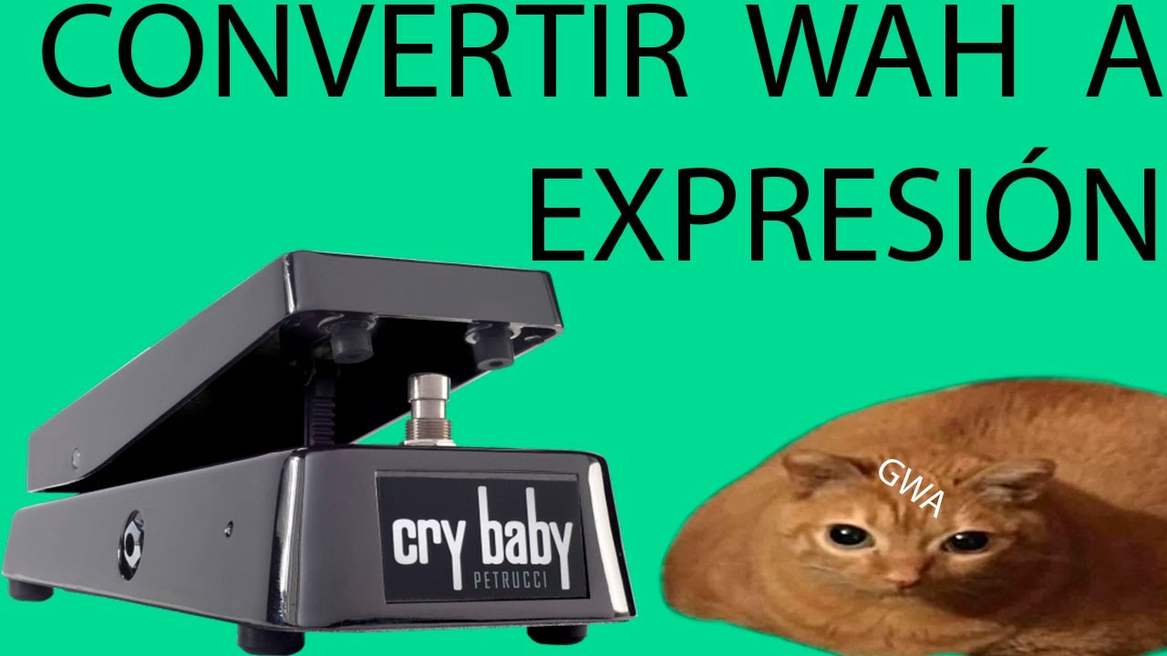 Como convertir un pedal wah a un pedal de expresión