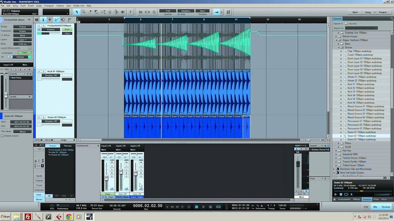 Temporarily Grouping Tracks In Studio One
