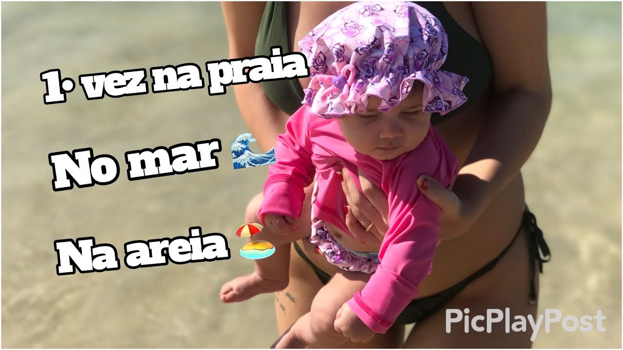 LEVEI MINHA BEBÊ DE 3 MESES PRA PRAIA | A EXPERIÊNCIA E DICAS