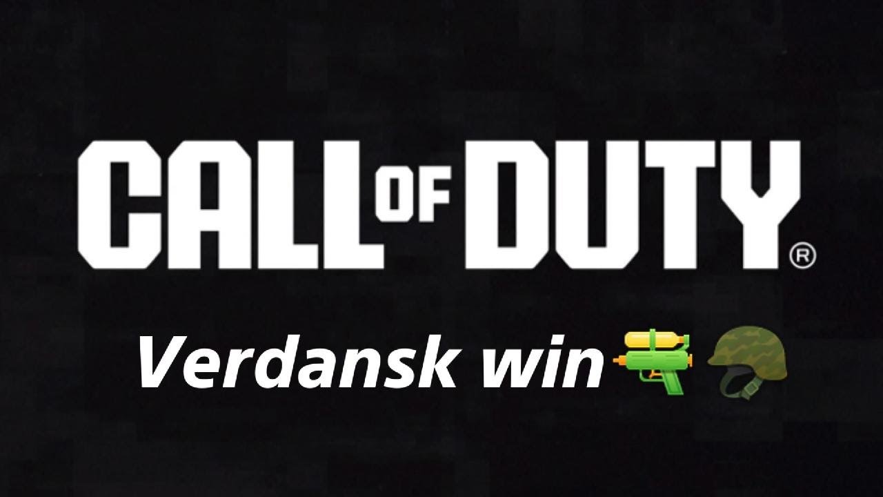 Call of Duty Verdansk win