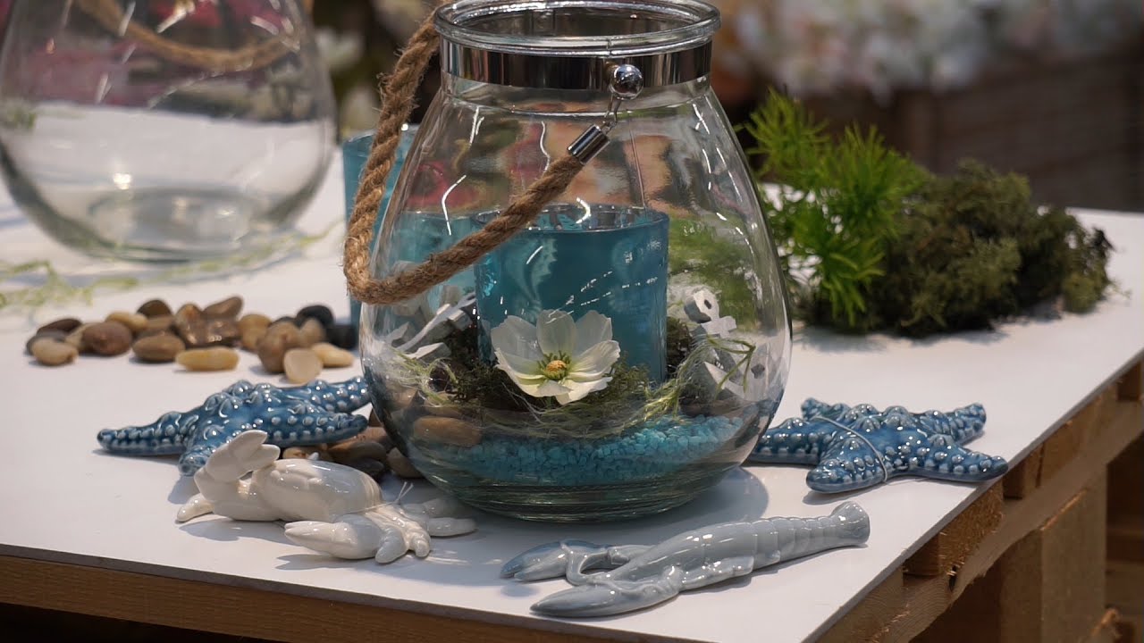 DIY Maritimes Windlicht - Gartencenter Mencke