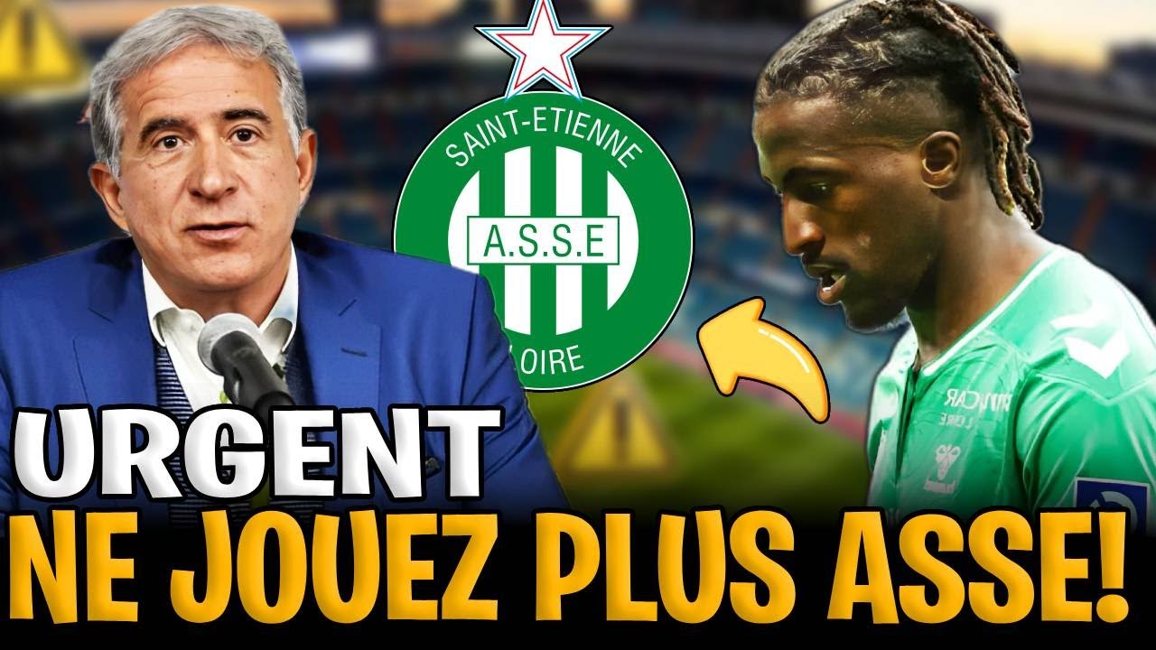 💣😱C'EST ARRIV&Eacute; MAINTENANT&nbsp;!NE JOUEZ PLUS ASSE! L'ACTUALITE DE SAINT ETIENNE AUJOURD'HUI.