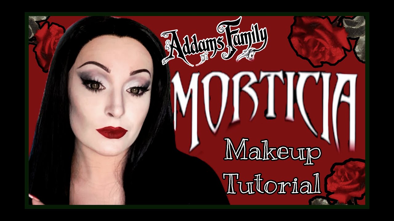Morticia Makeup Tutorial - The Addams Family