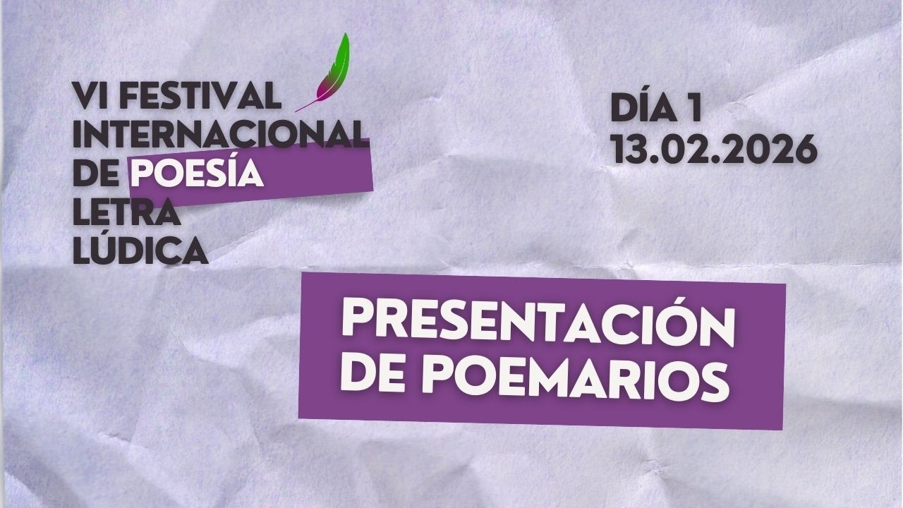 DÍA 1. Presentación de poemarios #feipoll2026