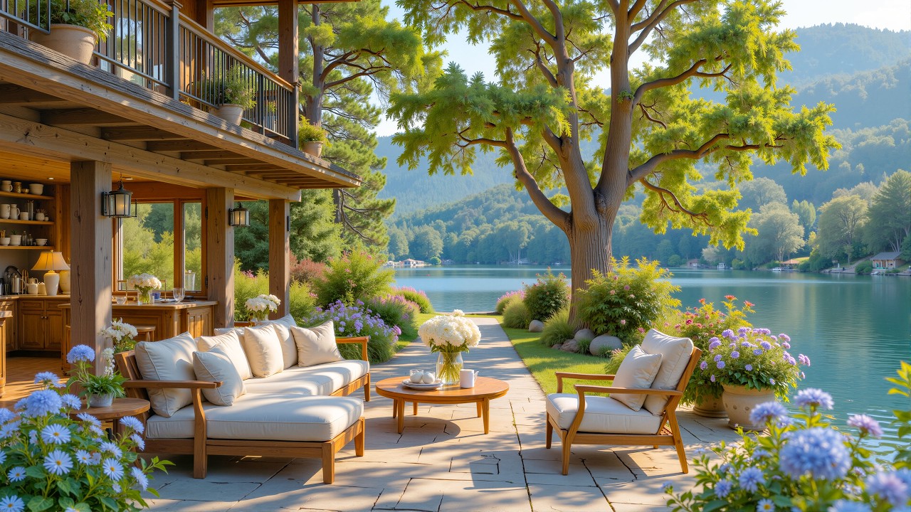 Calm Outdoor Cabin Piano at a Forest Villa ☀️🍃 Smooth Piano with Natural Ambience for Relaxation