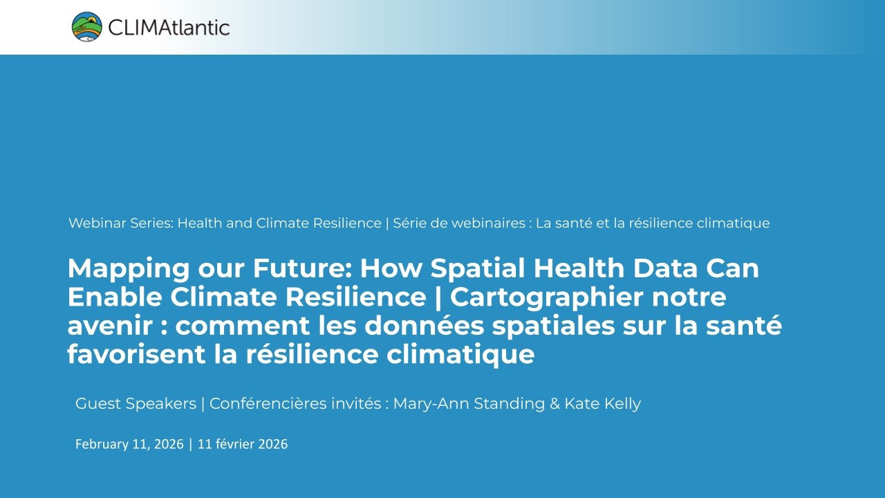 Webinar - Mapping our Future: How Spatial Health Data Can Enable Climate Resilience