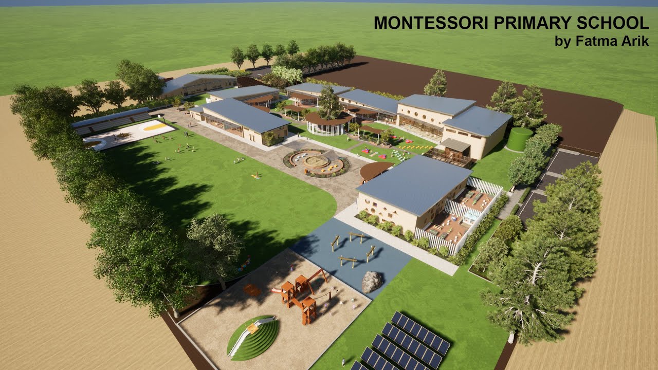 Montessori Primary School designed by Fatma Arik - Architectural Thesis