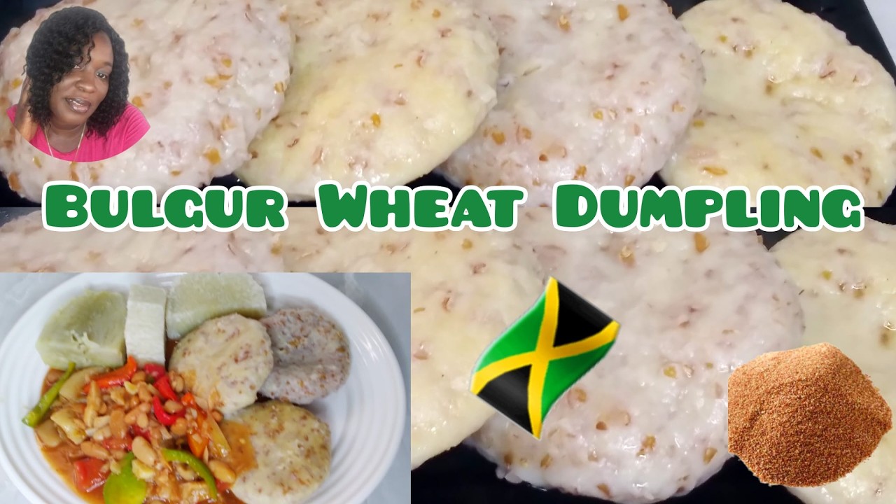 How to Make Bulgur Dumpling Jamaican Style//Boiled Dumpling Recipe//Bulgur Wheat Recipe-Comfort Food