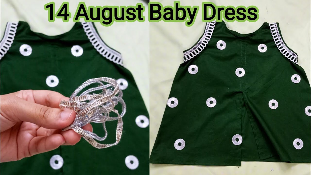 14 August Dress Design for Baby Girl / Baby Frock Design for 14 August 2023 / Baby Frock