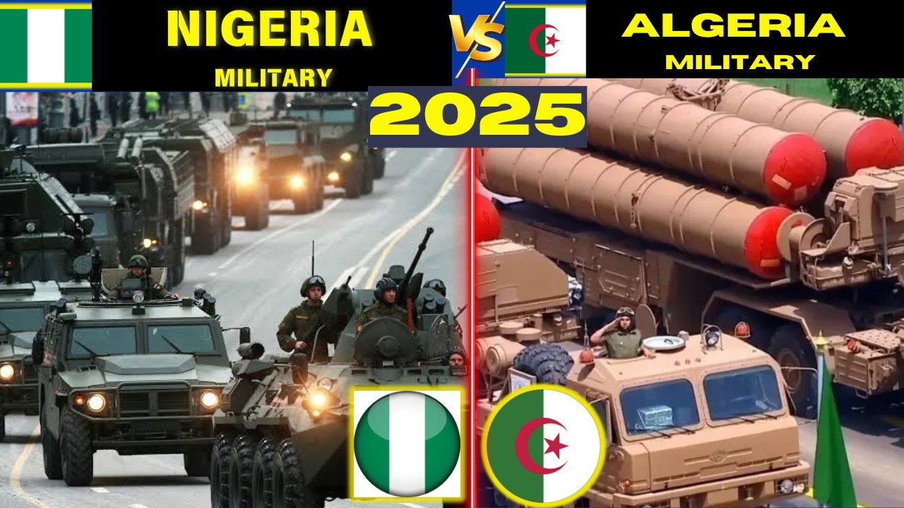 Nigeria vs Algeria military power 2025 | Which country is better, Nigeria or Algeria