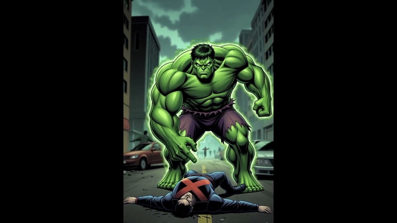 Hulk vs Superman fight. 