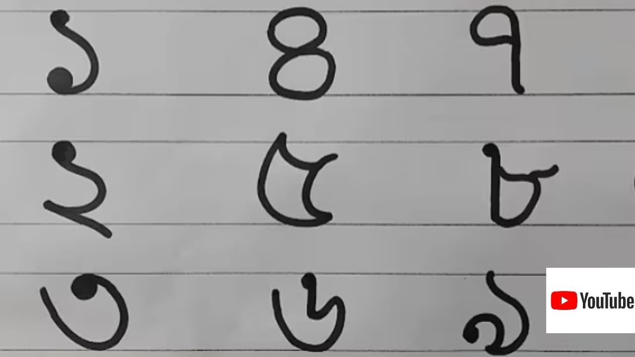 1234 | Writing English Numeric Letter |Perfect letter 1 to 10