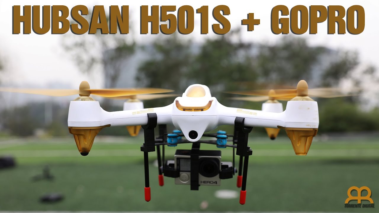 Hubsan H501S con Gimbal o Cardán para Gopro