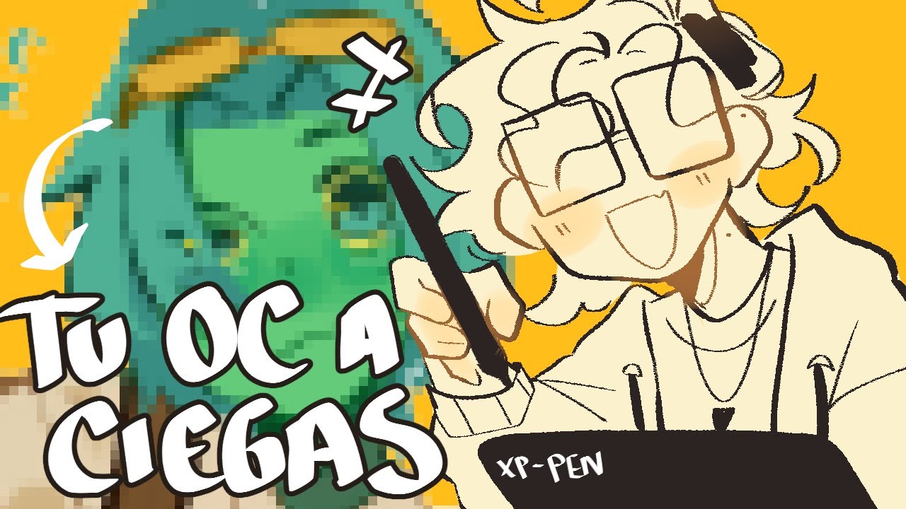 DIBUJO TU OC A CIEGAS!! || xp-pen