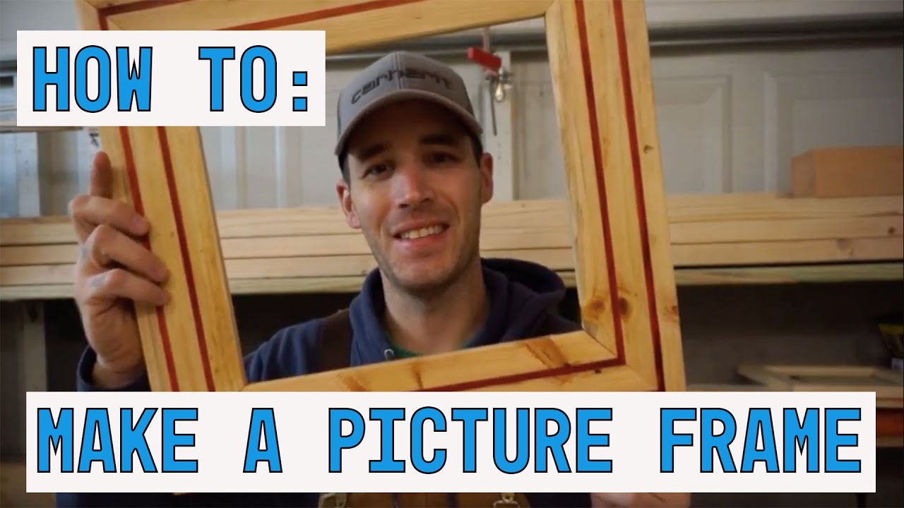 How To: Make a Simple Picture Frame (Super Easy)