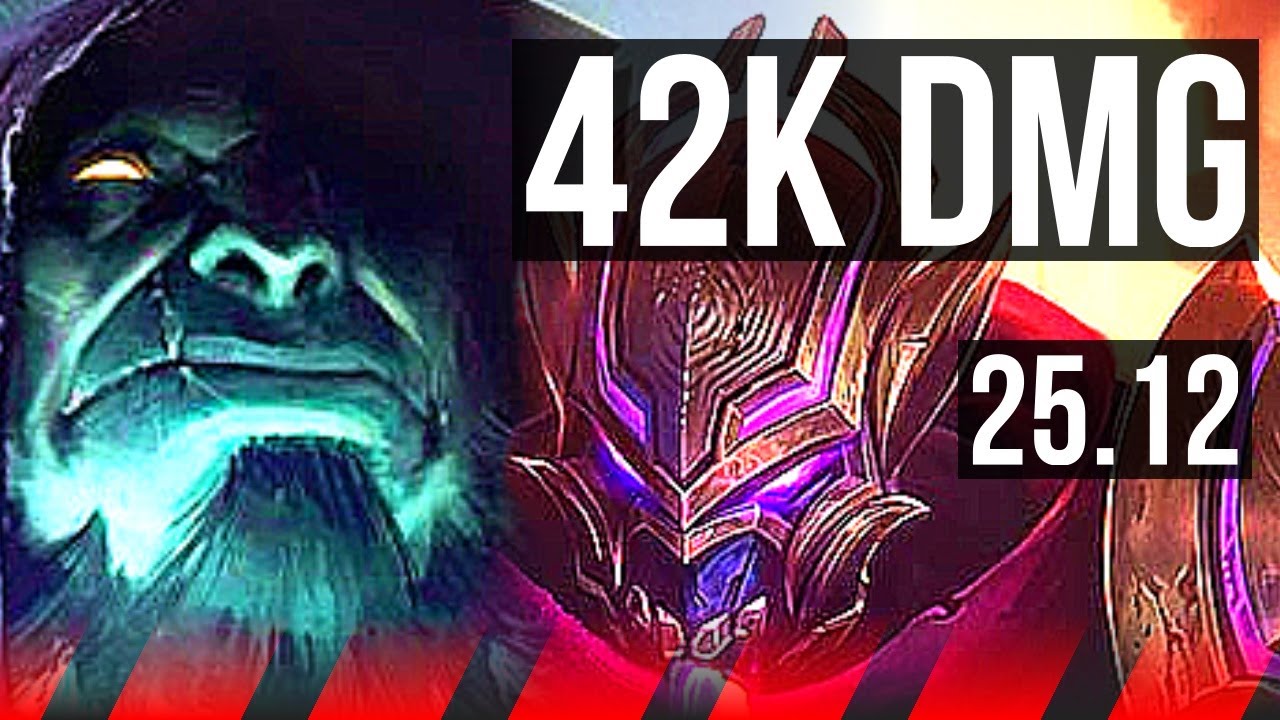 YORICK vs SHEN (TOP) | 7 solo kills, 42k DMG, 12/3/5, Dominating | KR Master | 25.12