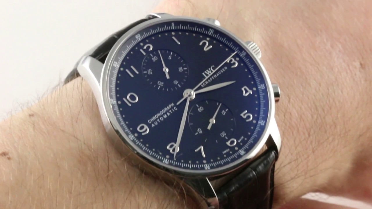IWC Portuguese Chronograph IW3714-47 Luxury Watch Review