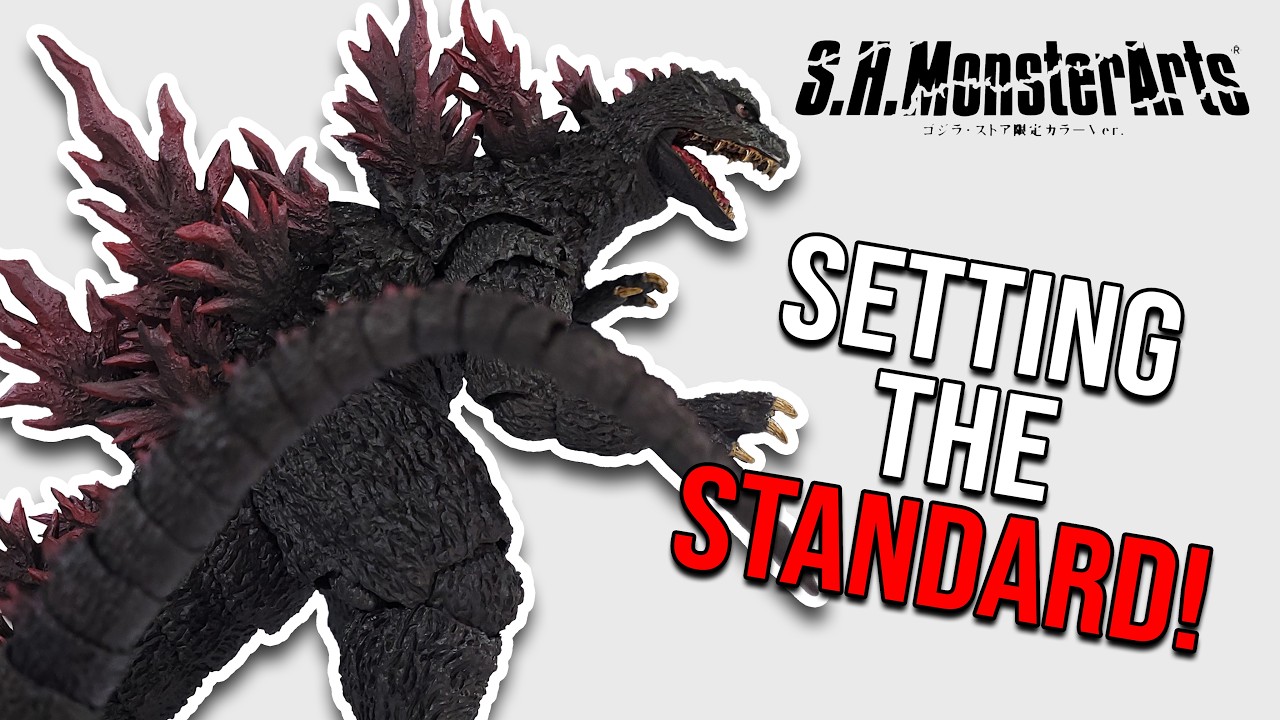 Обзор фигурки S.H.MonsterArts GODZILLA [2000]!