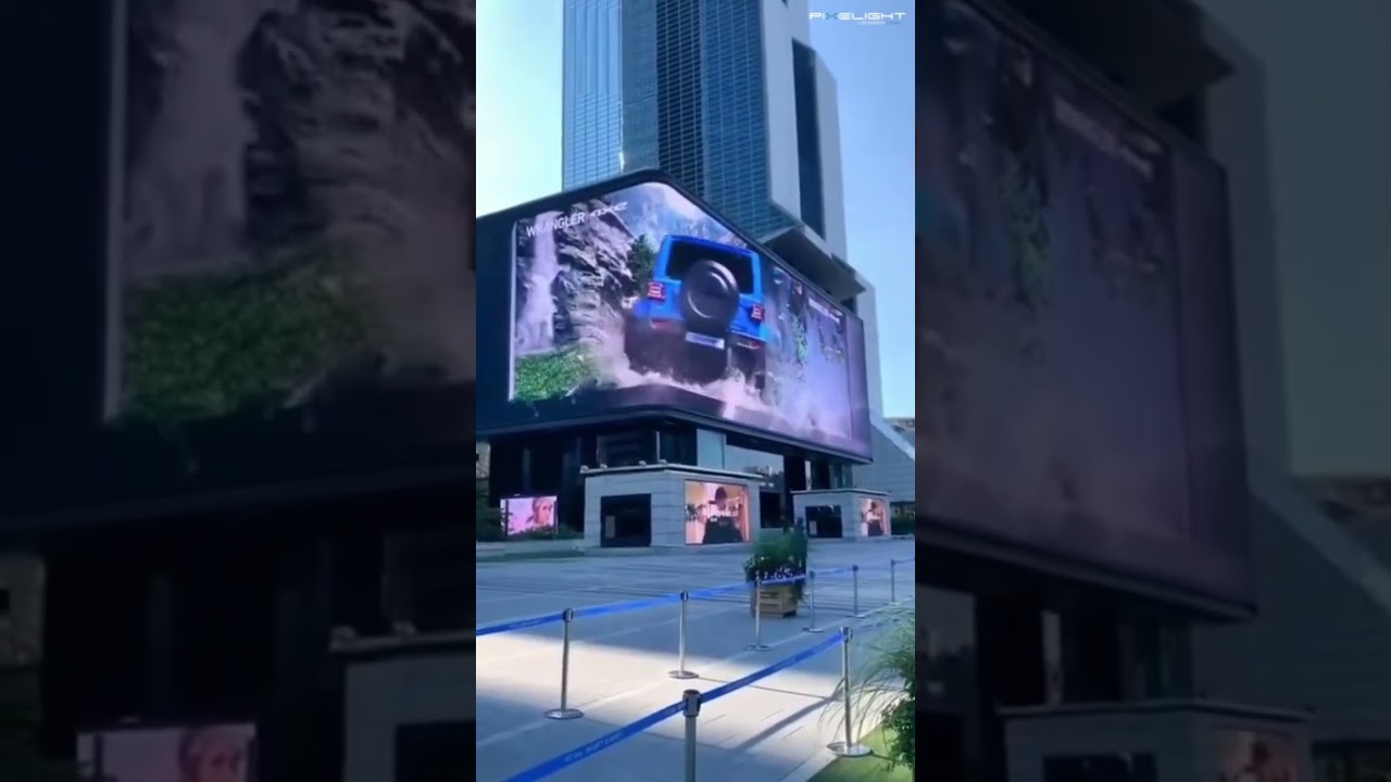 Incroyable &Eacute;cran G&eacute;ant Led 3D