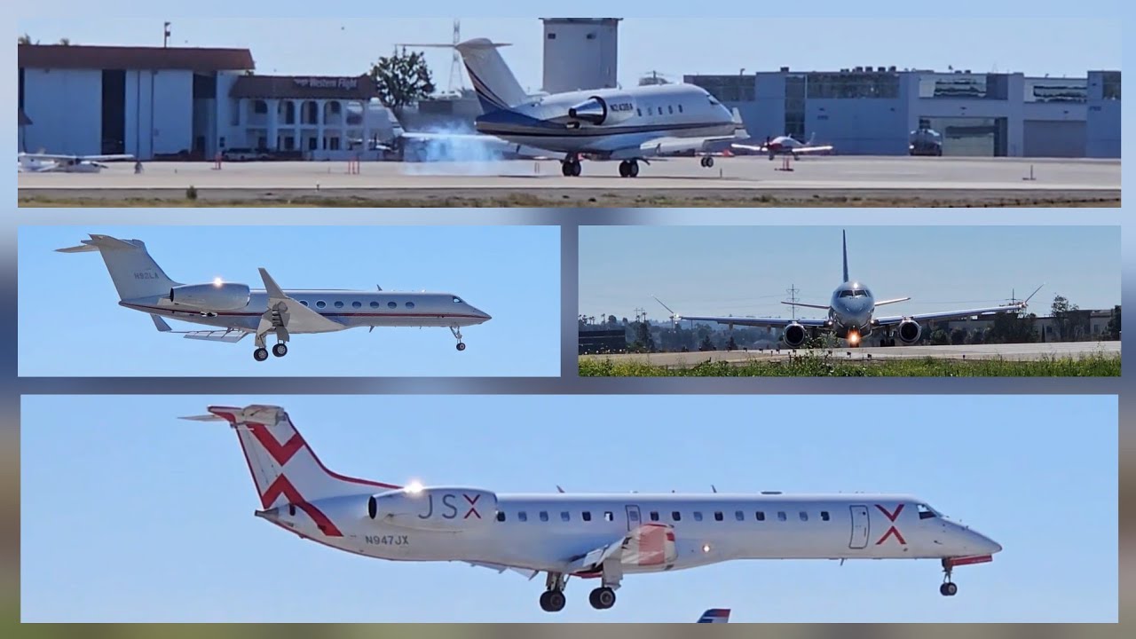 Busy jet spotting action at McClellan Palomar Airport (CLD)!