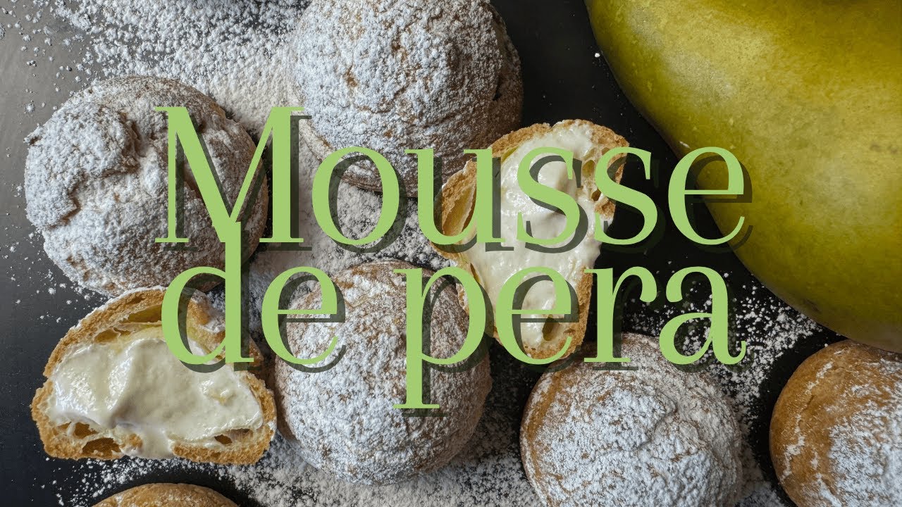 Mousse de pera fácil y cremosa | Perfecta para rellenos y postres caseros