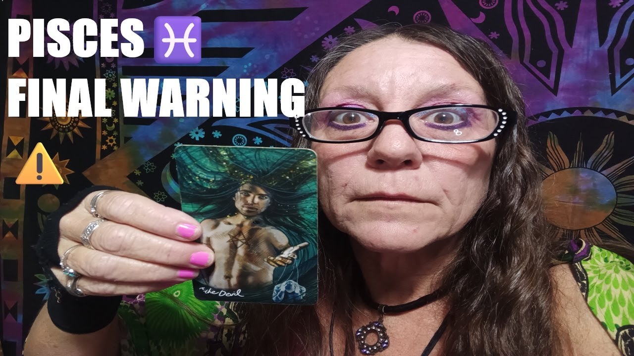 ⚠️PISCES♓  WARNING: Don't Ignore This... You're Being Watched