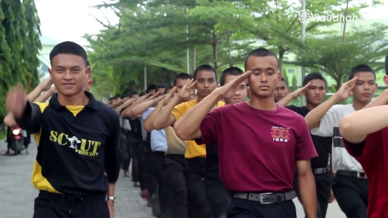 Latihan Lomba Ketangkasan Baris-Berbaris (LKBB) antarkonsulat untuk acara Apel Tahunan 2023