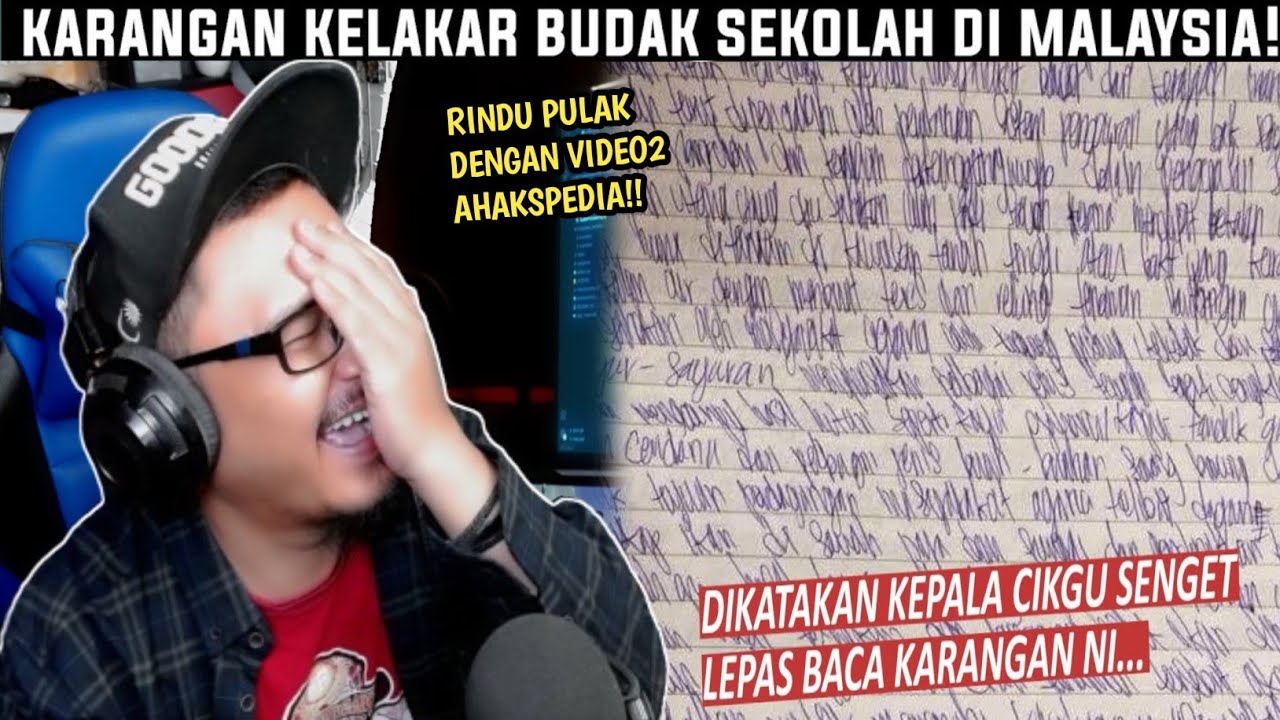 HAHA😂 LEPAS BACA KARANGAN NI KEPALA CIKGU AUTO SENGET😂😂 | Wak Lonjong