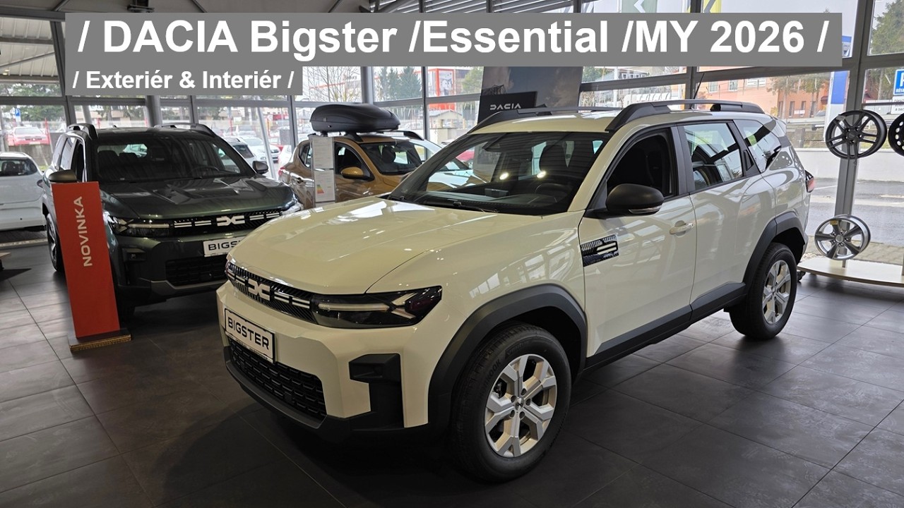 / DACIA Bigster / Essential / MY 2026 / Eco-G 140 Mild Hybrid / Exteriér & Interiér /⭐️
