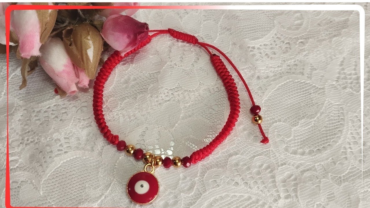 Cómo hacer pulseras de hilo facil, nudo de serpiente 