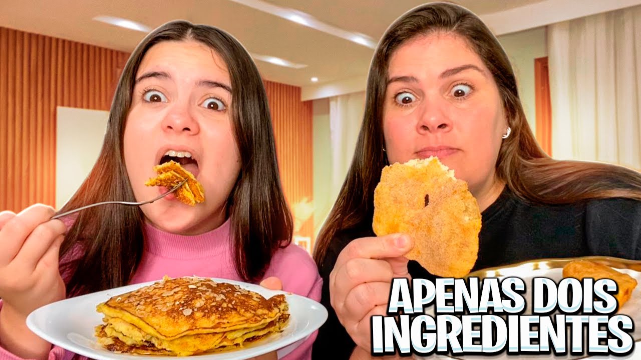 QUEM FIZER a MELHOR RECEITA com DOIS INGREDIENTES GANHA!