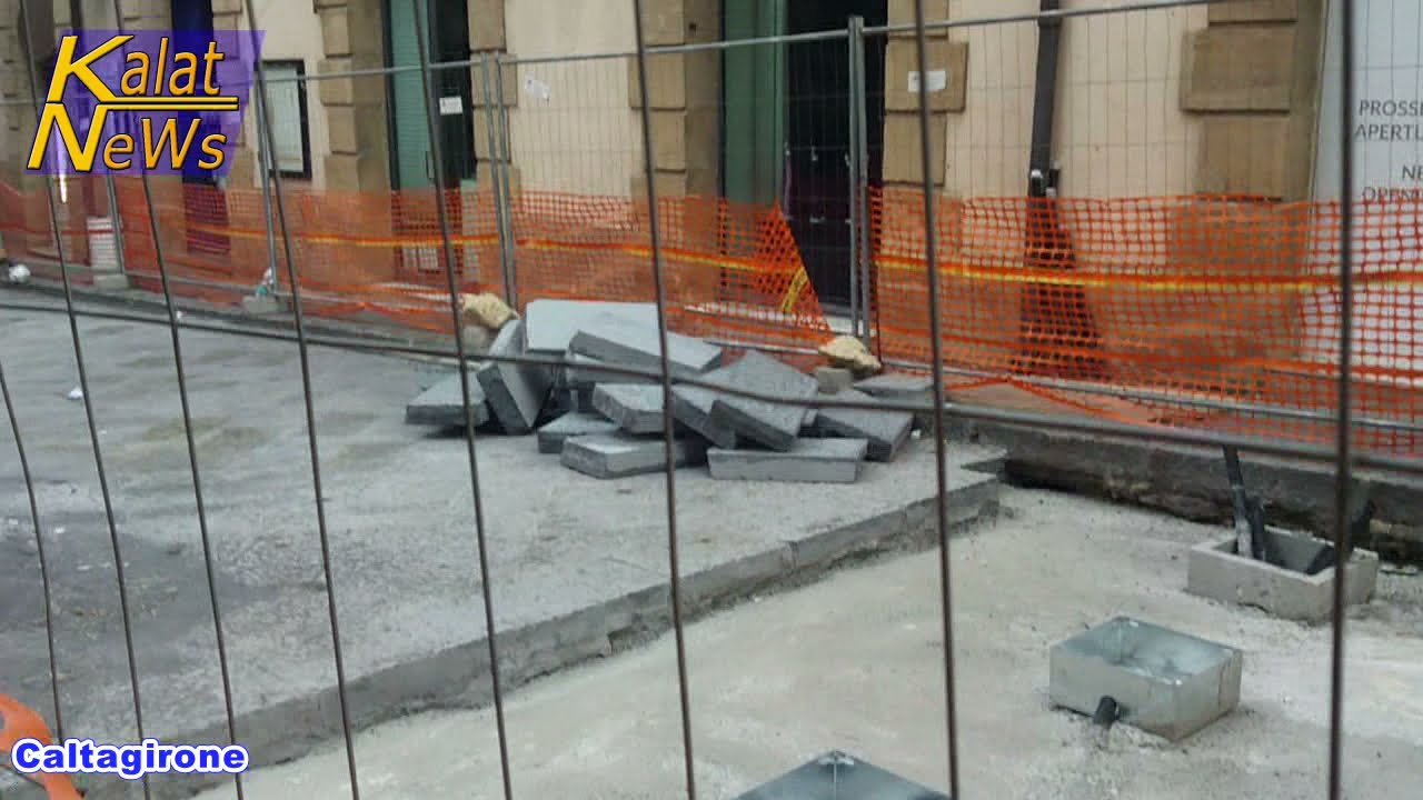 Caltagirone, Via Principe Amedeo lavori a rilento da gennaio a maggio e cantiere a singhiozzo