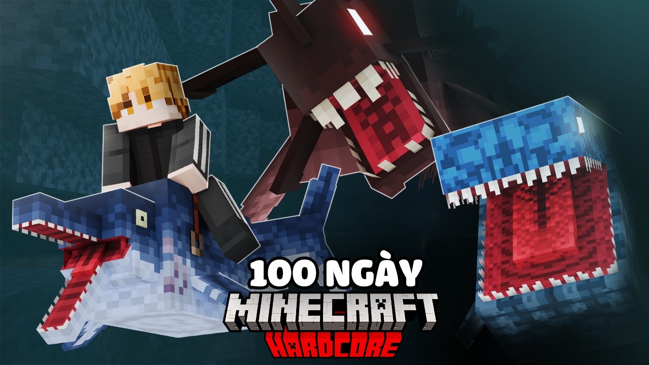 M&igrave;nh Sinh Tồn 100 Ng&agrave;y Minecraft Tr&ecirc;n Đại Dương Si&ecirc;u Kh&oacute;!