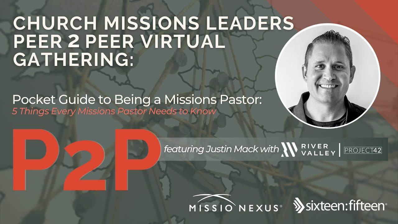 Pocket Guide to Being a Missions Pastor: 5 Things Every Missions Pastor Needs to KNow