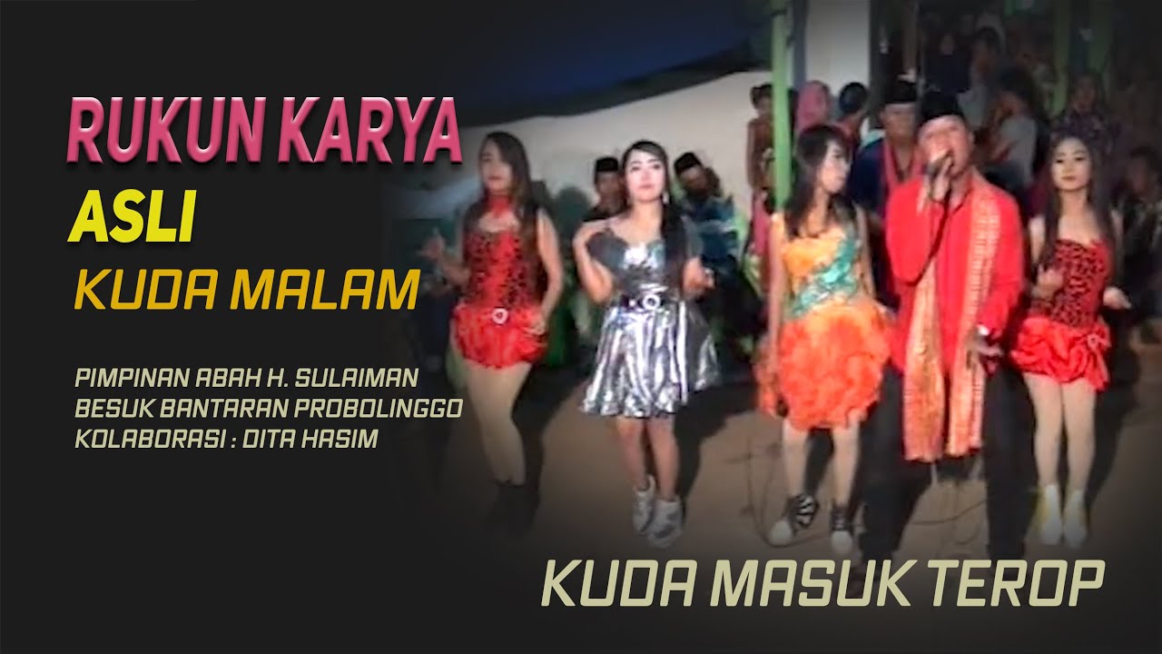 kuda kencak rukun karya asli kuda masuk terop hajat busar luluk