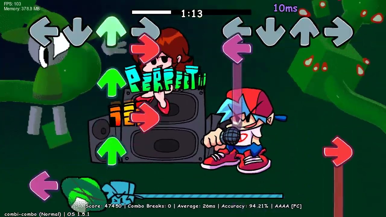 FNF { High effort Collection ( Dave and bambi ) OS engine Song : combi-combo
