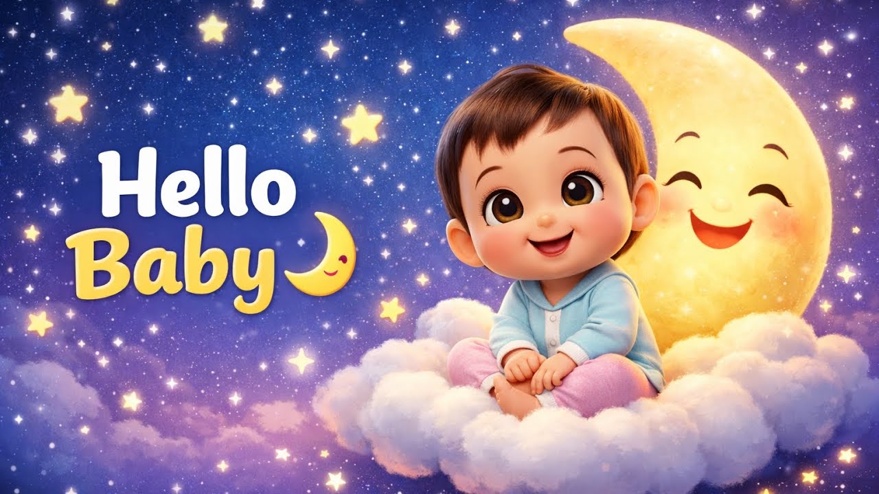 Hello Baby Good Night 🌙 | Sweet Lullaby for Babies | Sleep Song#HelloBaby#KidsSong