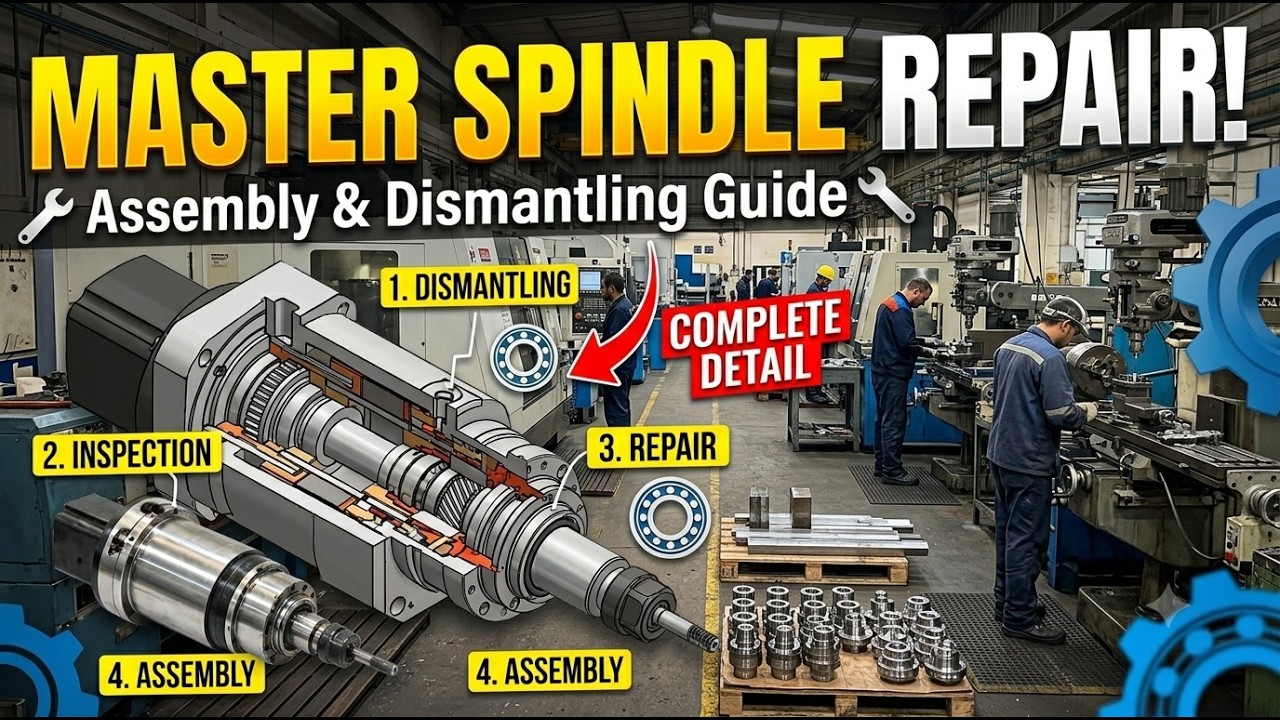 spindle assembly/dismantling/ how to repair spindle