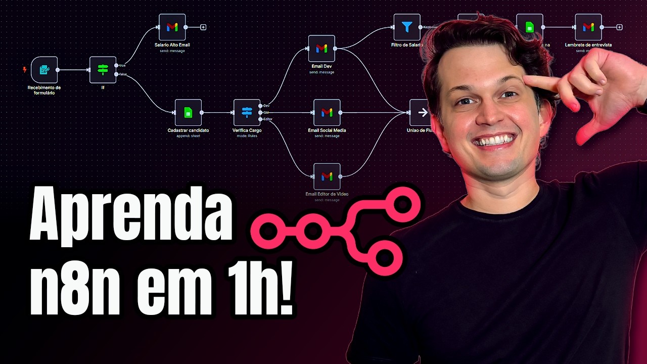 Aprenda n8n em 1 hora - Curso de n8n