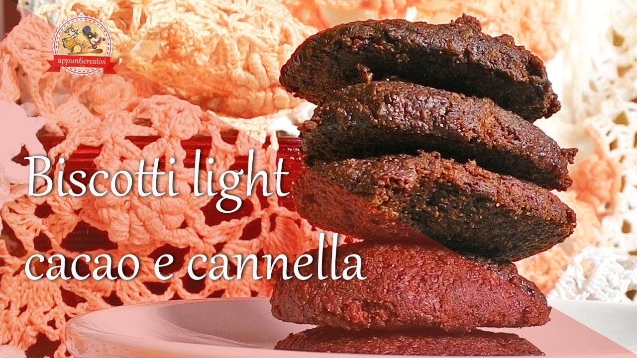 BISCOTTI IRRESISTIBILI CACAO E CANNELLA - SENZA BURRO E SENZA UOVA