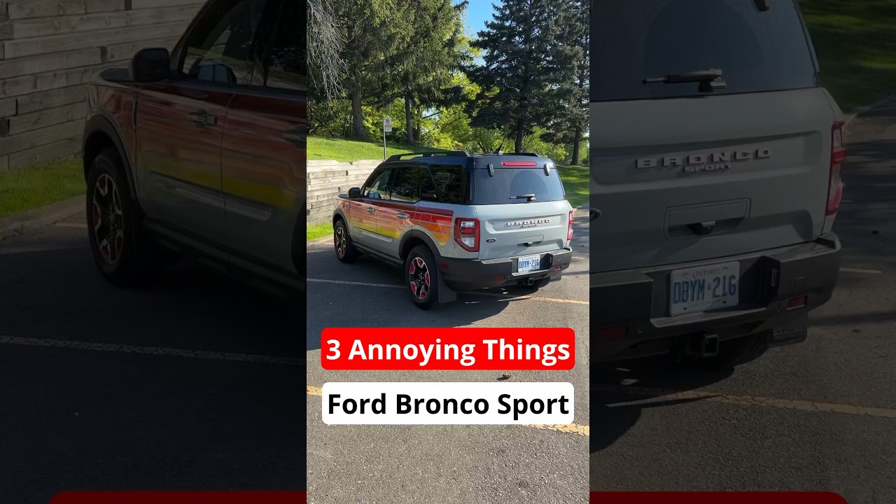 3 Annoying Things about the 2024 Ford Bronco Sport Free Wheeling #carbuying #carreview #suv #ford
