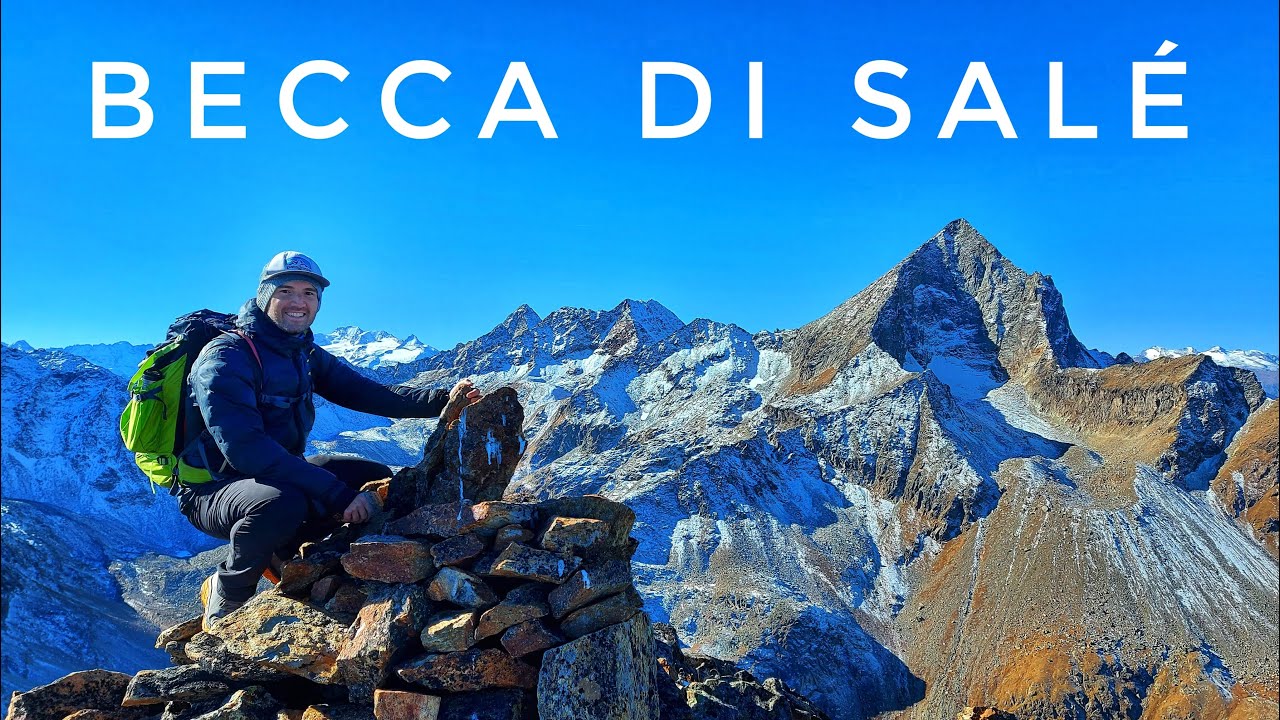 Becca di Salé - 3137 mt - Via normale da Grand Brissogne per i laghi di Laures (AO) 4K