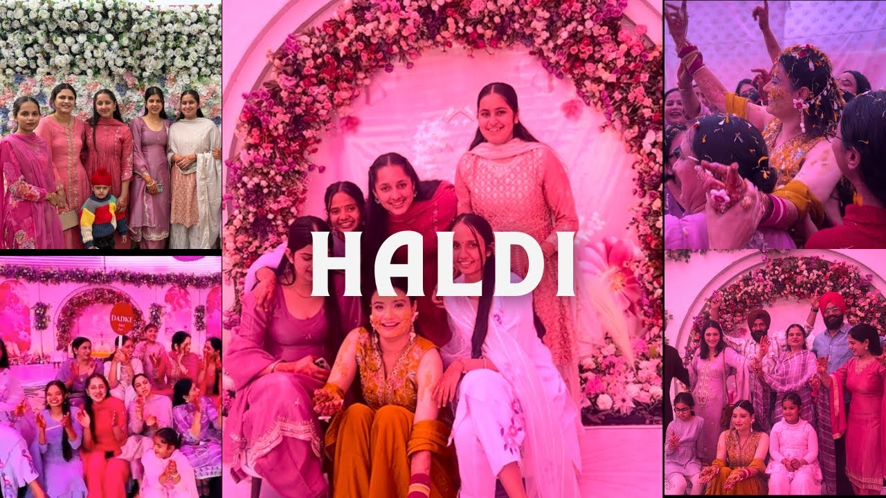 Bhen di haldi ♥️🥂✨