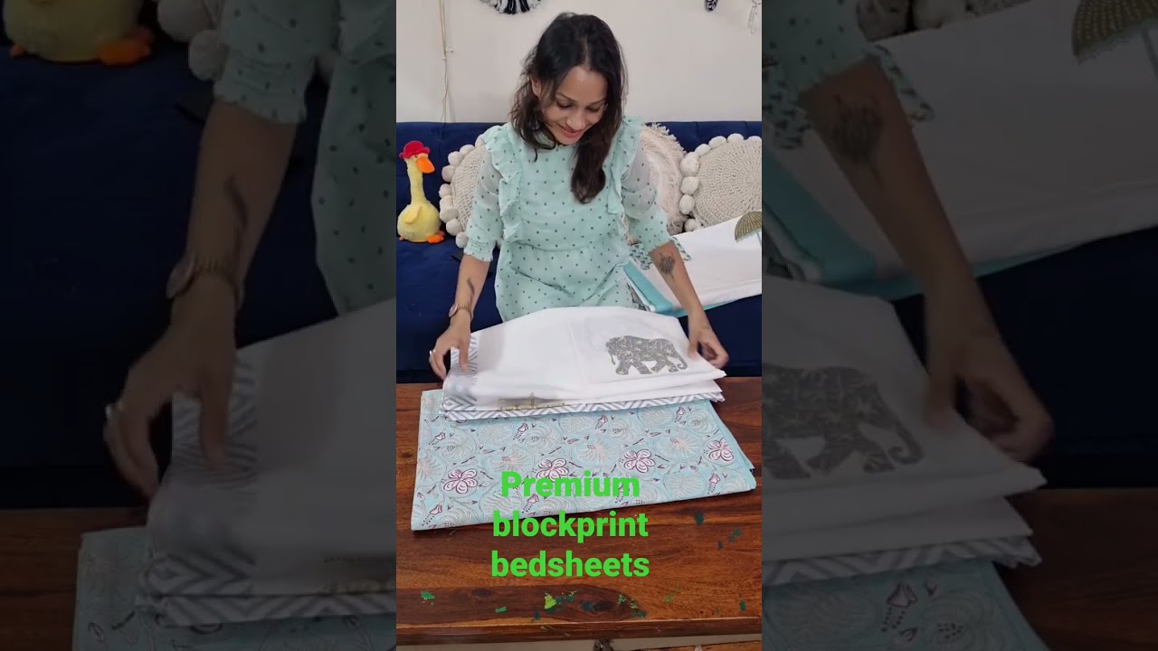 Premium blockprint bedsheets. Dm for orders