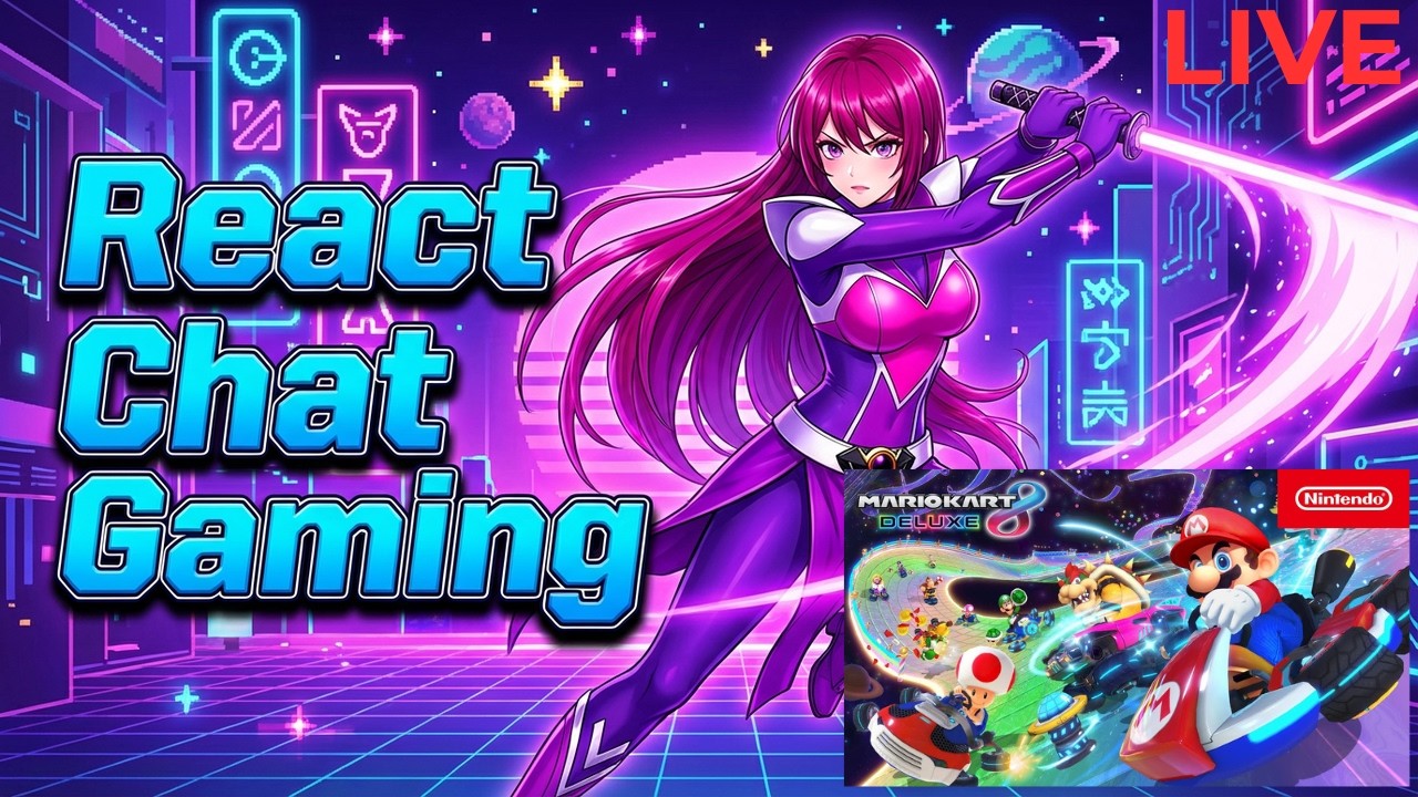 🔴-LIVE-  {Jedi Ranger Vtuber} Monday Madness: Chatting + Mario Kart 8 Community Races! 🎮 Let’s Go!