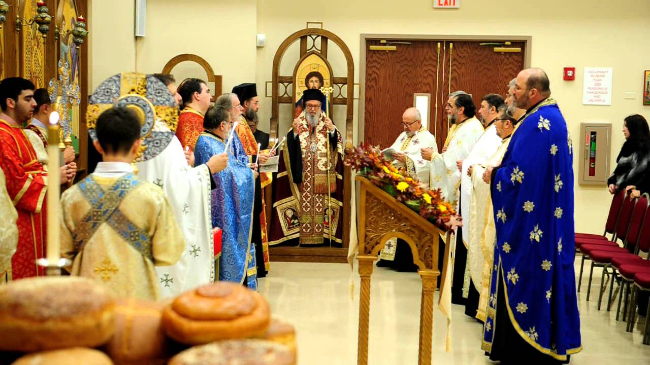 Vespers Service Officiated by H.E. Archbishop Demetrios , Archangel Michael Church