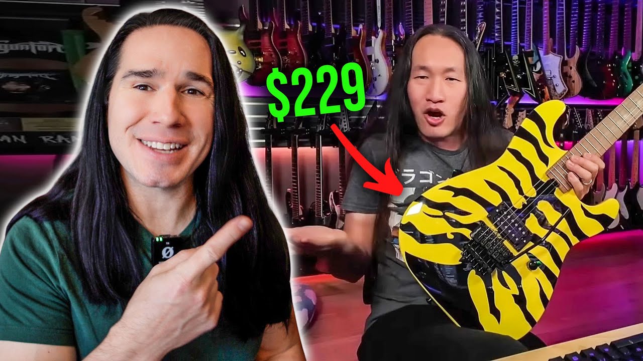 Herman Li Checks Out FIREFLY GUITARS! (maybe the least expensive guitar he's every played)